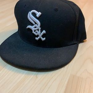 Chicago White Sox MLB Fitted Baseball Cap 59/50 Hat New Era Diamond - SIZE 7 1/8